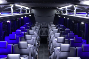 Livonia Charter Bus Interior