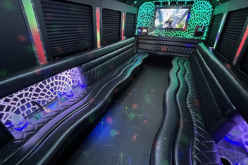 Livonia Limo Bus Interior