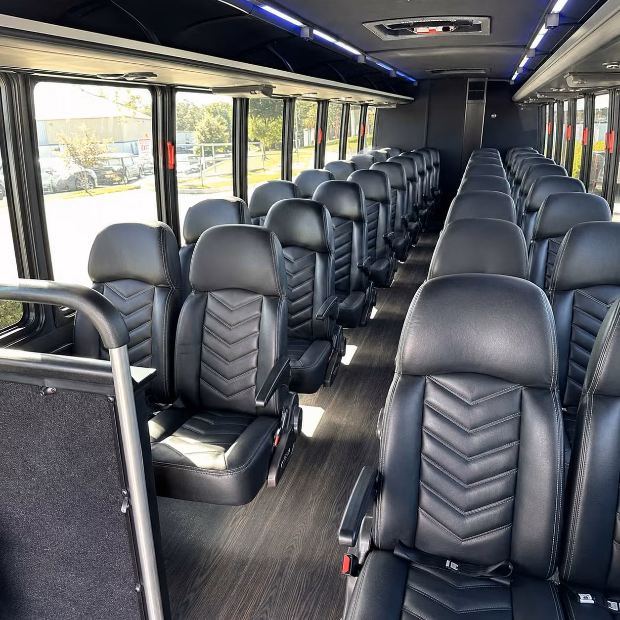 25 passenger minibus interior