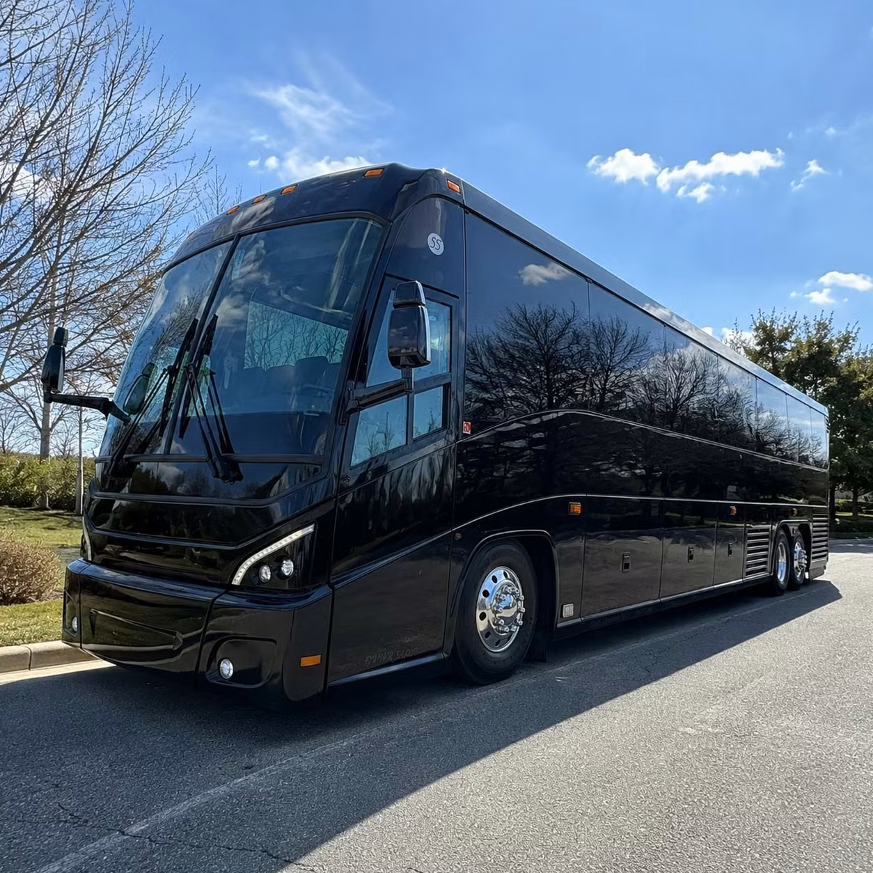 56 passenger charter bus